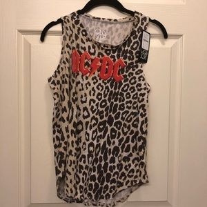 NWT AC/DC LEOPARD PRINT TANK TOP - FREE PEOPLE